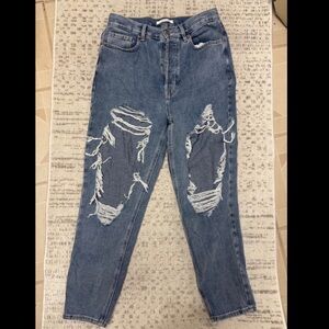 PacSun Ultra-Ripped High-Rise Boyfriend Jeans